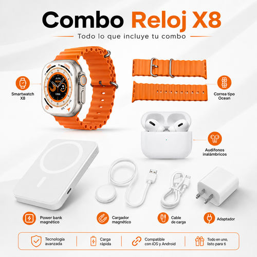 Combo Smartwatch X8