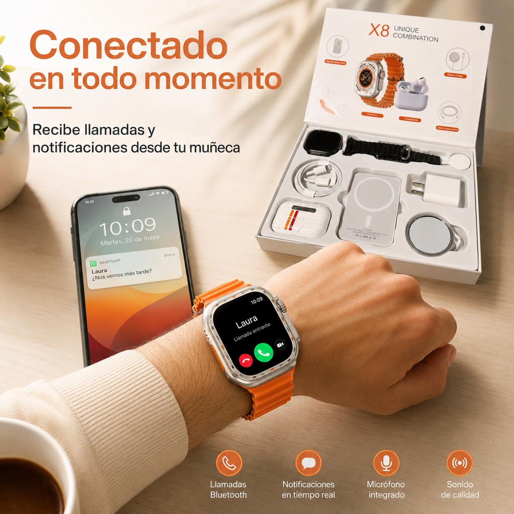 Combo Smartwatch X8
