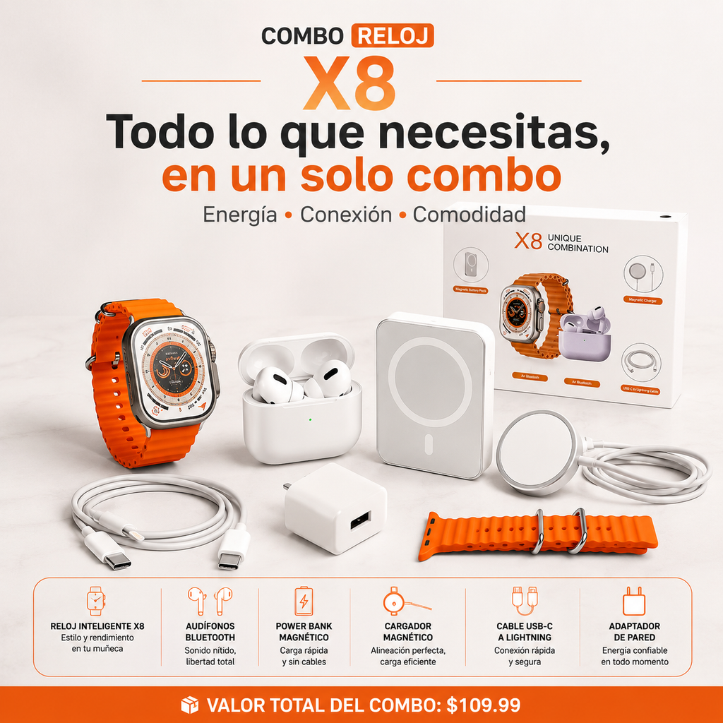 Combo Smartwatch X8